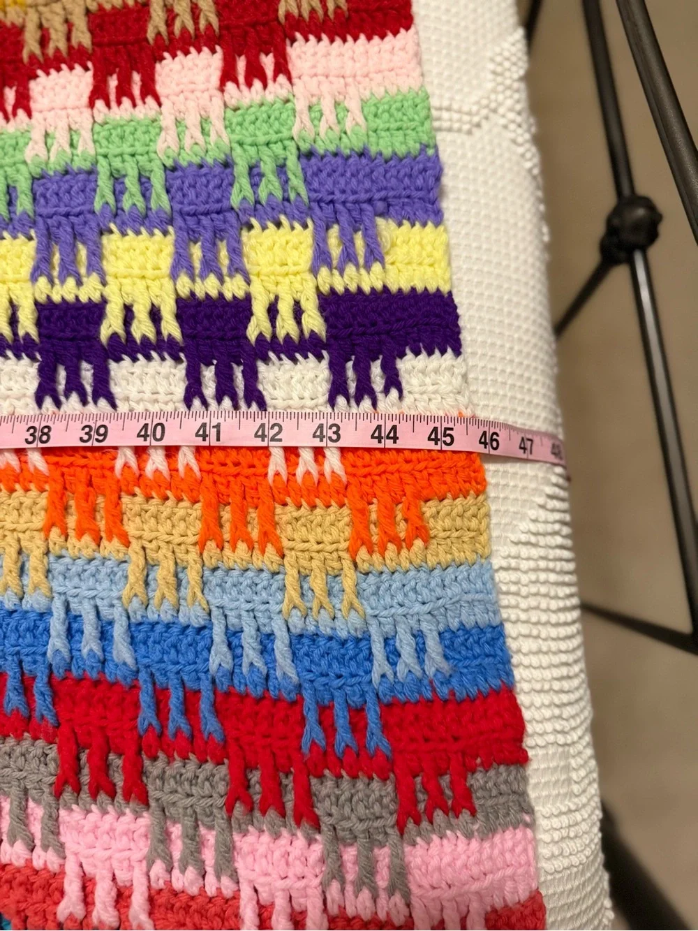 Vintage handmade afghan.